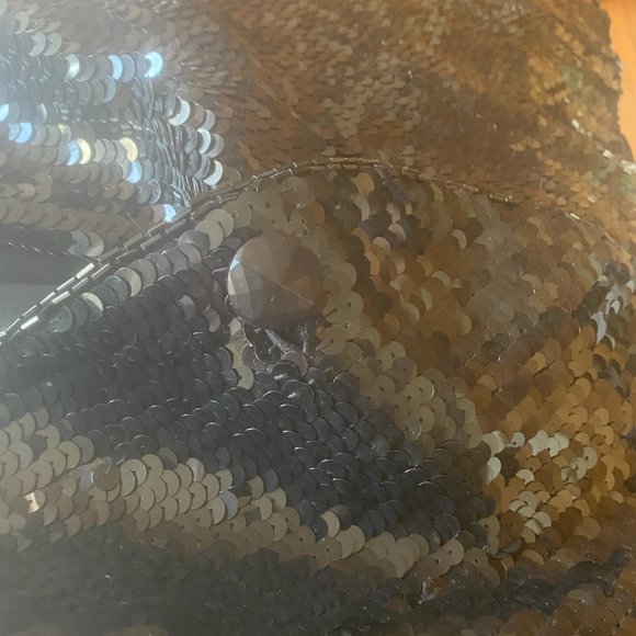 Blue Sequin Jacket - Red Carpet Ready! - Picture 4 of 4